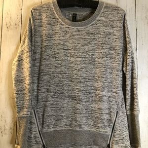 Knitted Athletic Sweater with Zippers
